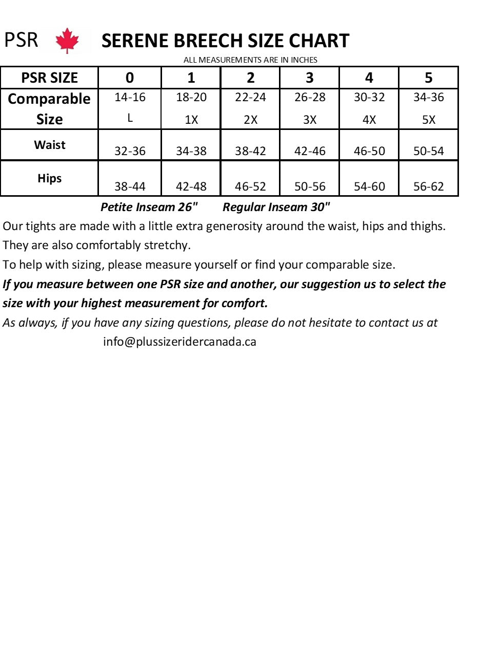 Serene High Waisted Breech