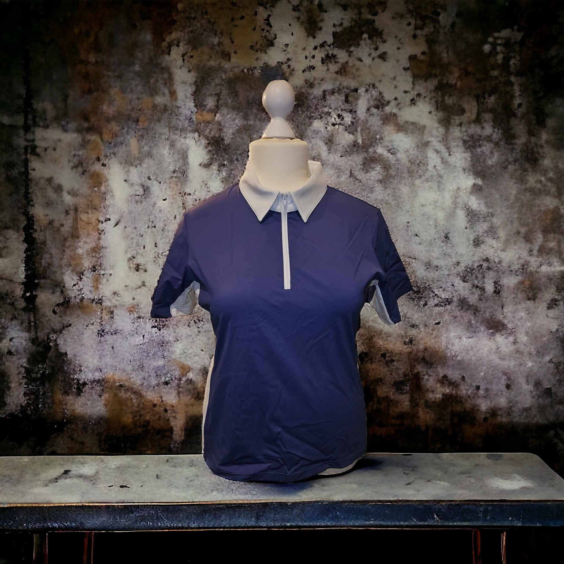 Prototype Periwinkle Blue White Show Shirt Front View