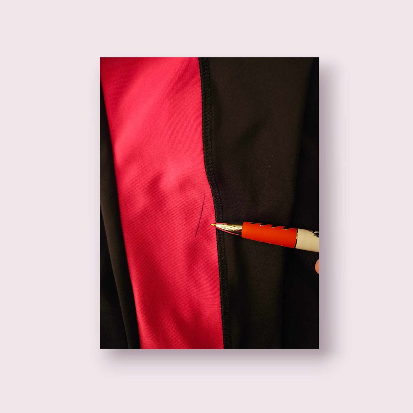 Small blemish on shirt