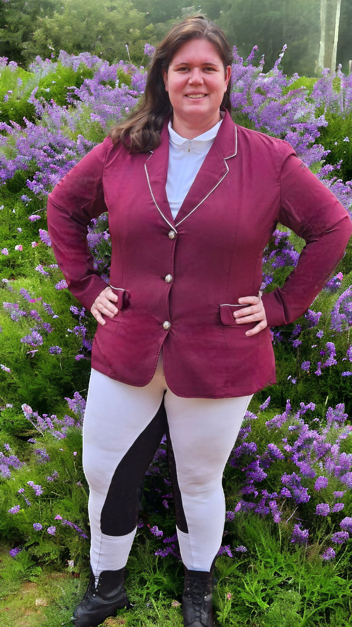 White show breech and jacket