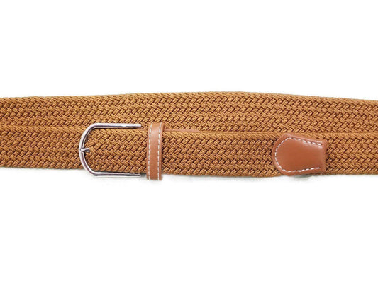 braided high tensile canvas stretch belt