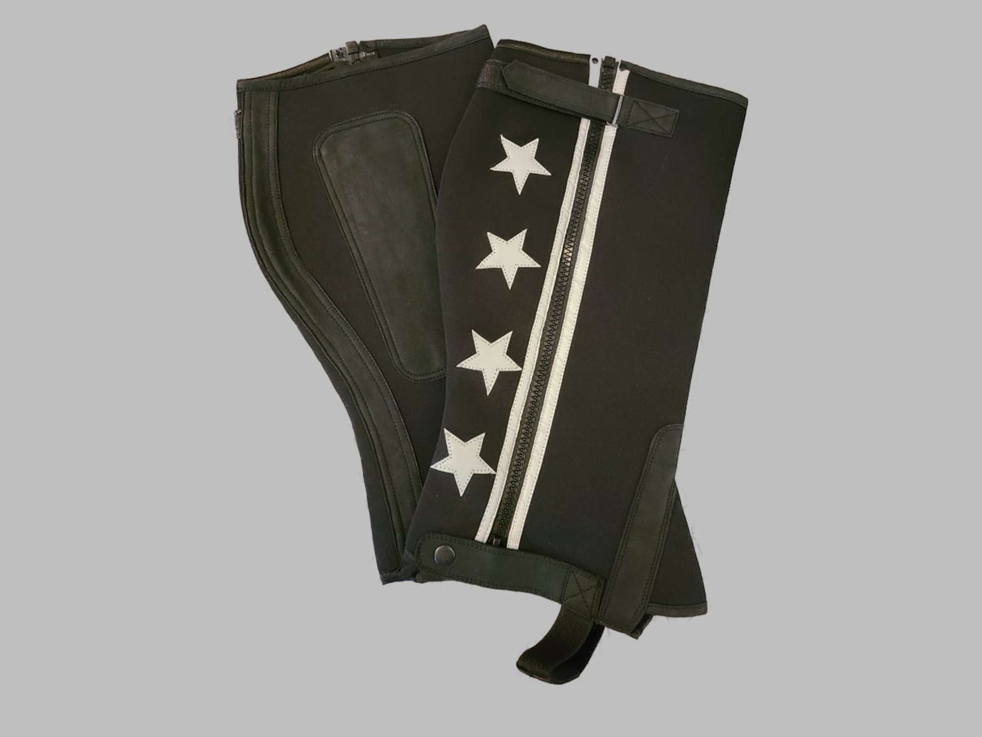 stars half chaps large / grey